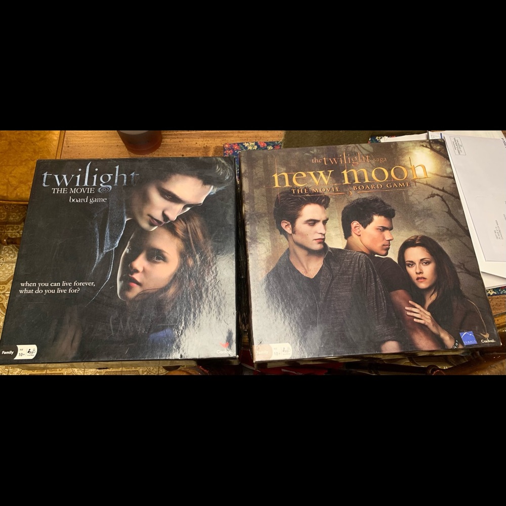 Twilight and New Moon Board games